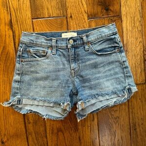 Gap | denim blue | cuffed jean shorts | Sz 24